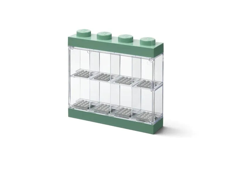Minifigure Display Case 8 – Sand Green