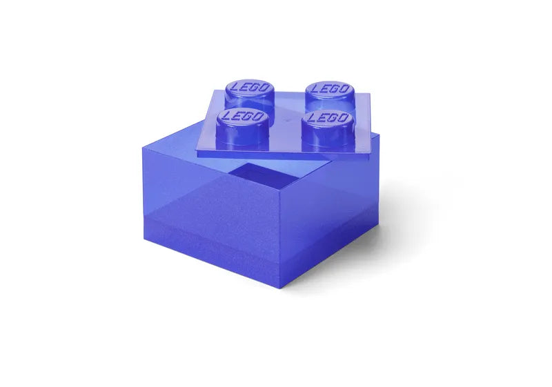 Purple Clear Brick-Shaped Storage Box
