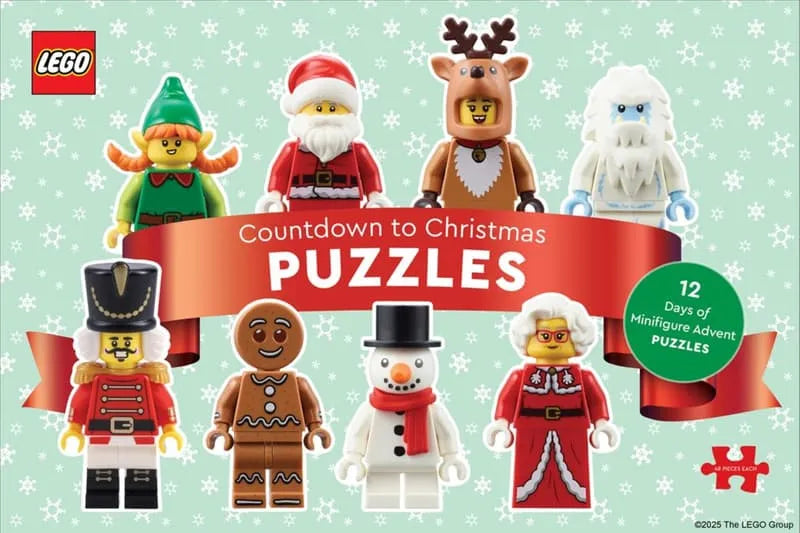 Countdown to Christmas Puzzles: 12 Days of Minifigure Advent Puzzles