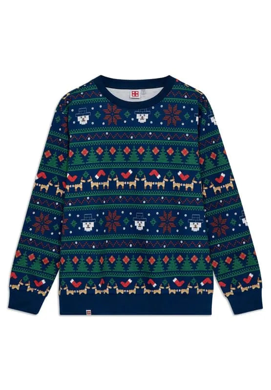 Adults Christmas Sweatshirt - Dark Blue