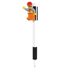 Pen Pal Gel Pen with Minifigure – Black