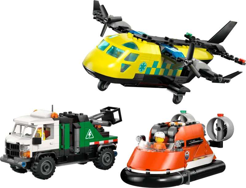 Airplane, Service Truck & Hovercraft Remix