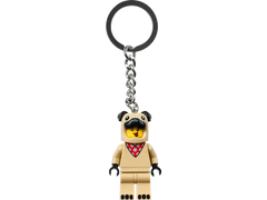 French Bull Dog Guy Key Chain