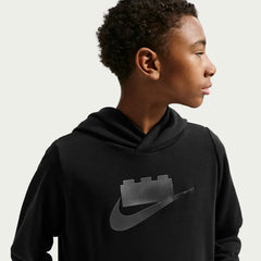Nike x LEGO® Collection Big Kids' Hoodie – Black