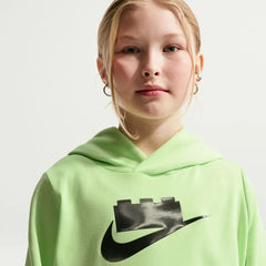 Nike x LEGO® Collection Big Kids' Hoodie – Lime Green