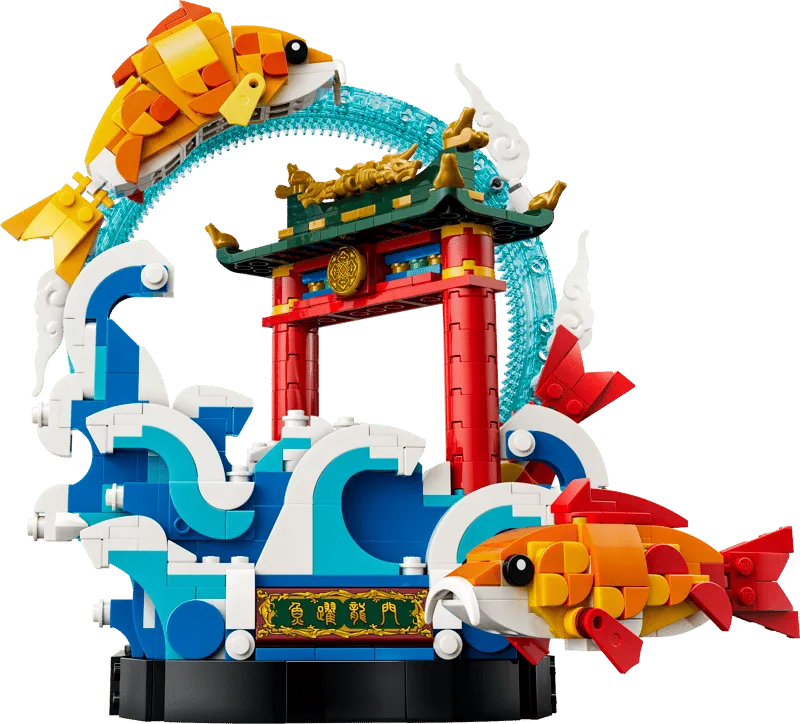 Prosperity Carp Leaping