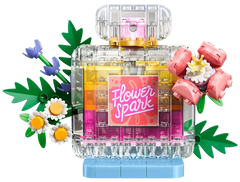 Floral Decor Perfume Bottle